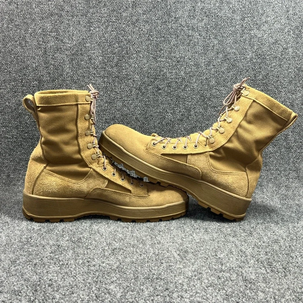 ALTAMA Combat Boots Men's Size‎ 12.5 Tan Suede Gore-Tex GTX Military Work Flight